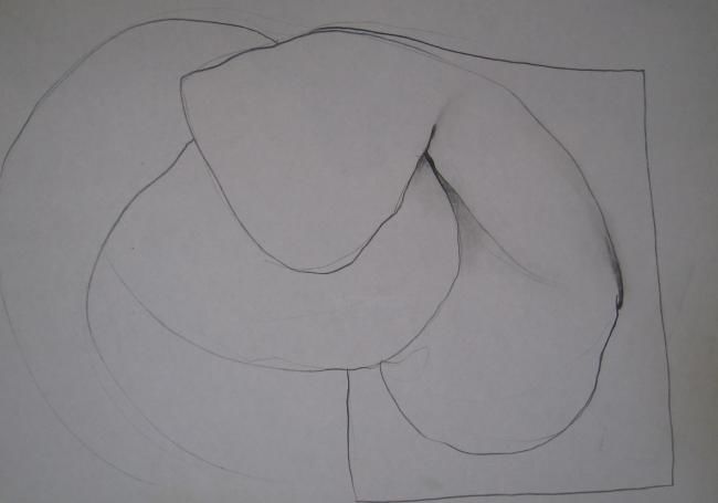Картина под названием "Nude 8" - Ben George, Подлинное произведение искусства