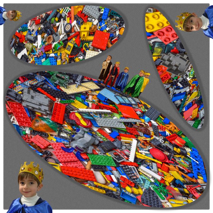 Fotografia intitolato "DREAM N°88 LEGO WOR…" da Beniamino Forestiere, Opera d'arte originale, Fotografia digitale