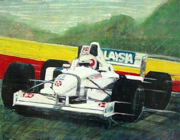 Collages intitolato "Formula One" da Benjamin Groff, Opera d'arte originale
