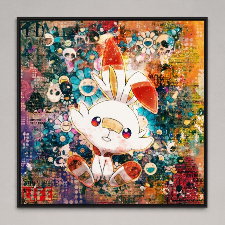 Pokemon : Plusle, Pintura por Benny Arte