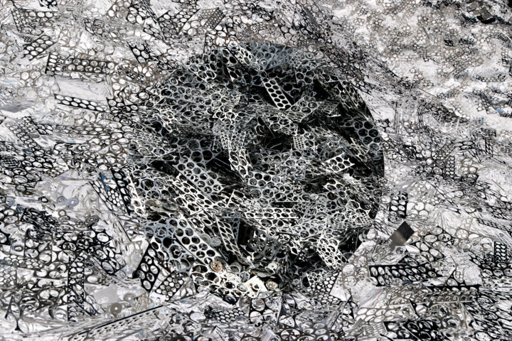 Photographie intitulée "Oculi - landscape m2" par Benoit Delomez, Œuvre d'art originale
