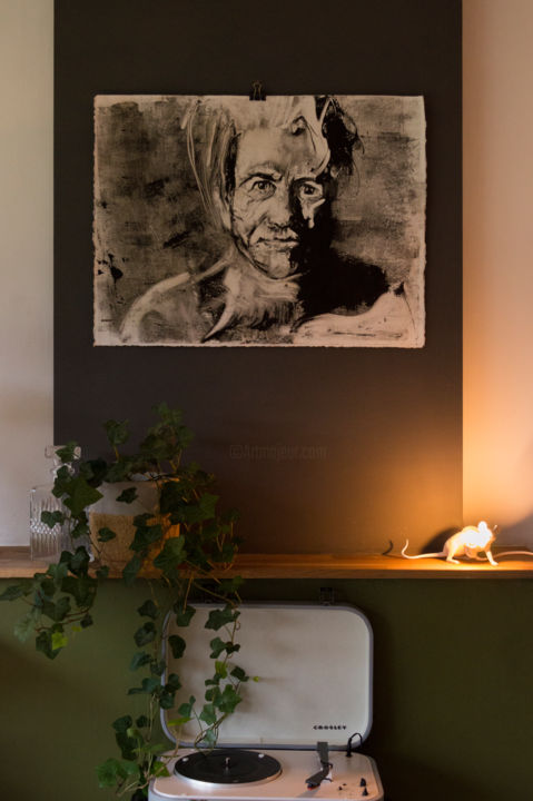 Gravures & estampes intitulée "undername" par Benoit Gillet, Œuvre d'art originale, Monotype