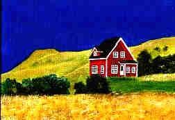 Peinture intitulée "La maison de la but…" par Benoit Vigneau, Œuvre d'art originale