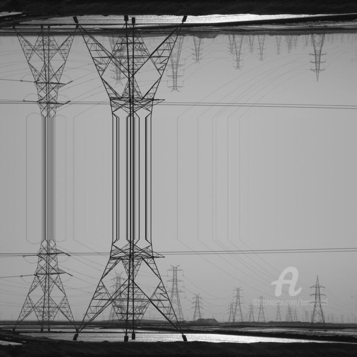 Цифровое искусство под названием "Power tower stretch…" - Benoit Beal (3enoit 3eal), Подлинное произведение искусства, Фотом…