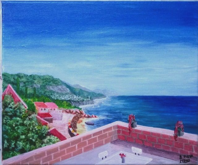 Peinture intitulée "An amazing view.jpg" par Aissa Art, Œuvre d'art originale,