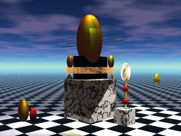 Digital Arts titled "II" by Guy Benson, Original Art, 2D Digital Work