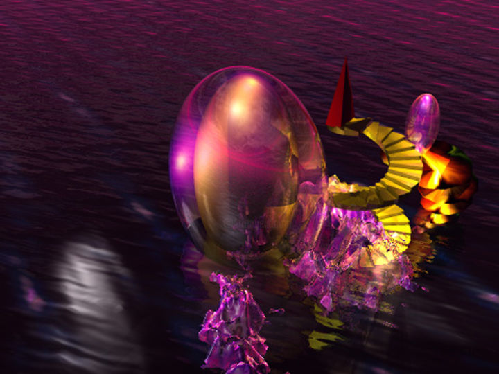 Digital Arts titled "III" by Guy Benson, Original Art, 2D Digital Work