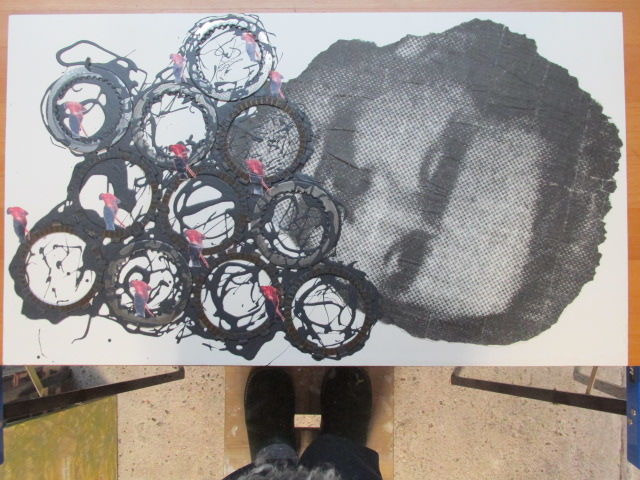 Collages titled "À l'assaut de nos c…" by Bent, Original Artwork