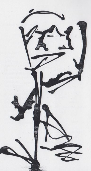 Drawing titled "Brèches - image no.6" by Bent, Original Artwork, Ink