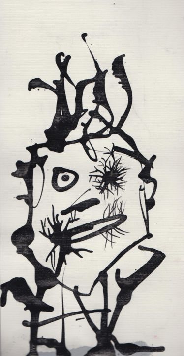 Drawing titled "brèches - originale…" by Bent, Original Artwork, Ink