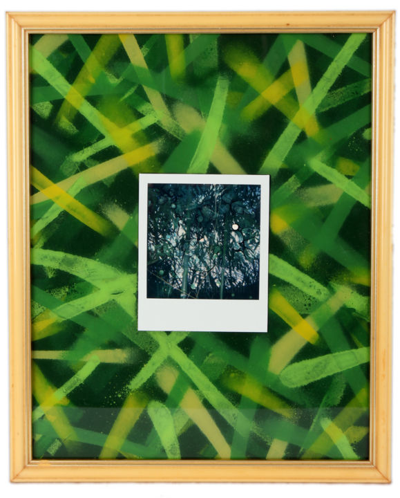 Photography titled "Bamboo shoot 2" by Béopé, Original Artwork, Manipulated Photography