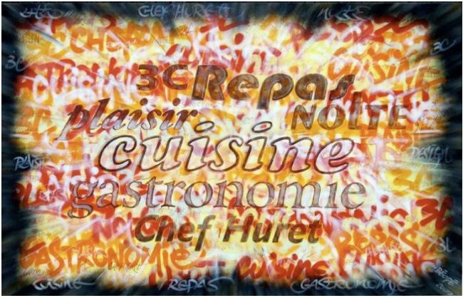 Peinture intitulée "3C Cuisines" par Béopé, Œuvre d'art originale