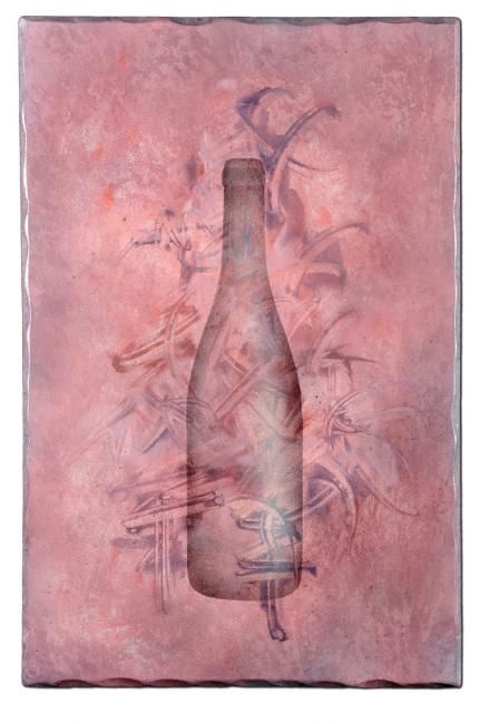 Painting titled "Jus de bourgogne" by Béopé, Original Artwork