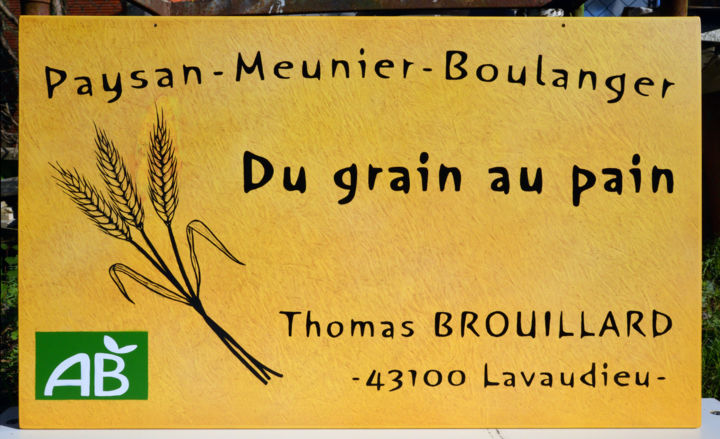 Artcraft titled "Du grain au pain" by Béopé, Original Artwork