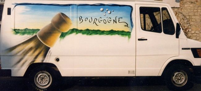 「bourgogne」というタイトルの絵画 Béopéによって, オリジナルのアートワーク