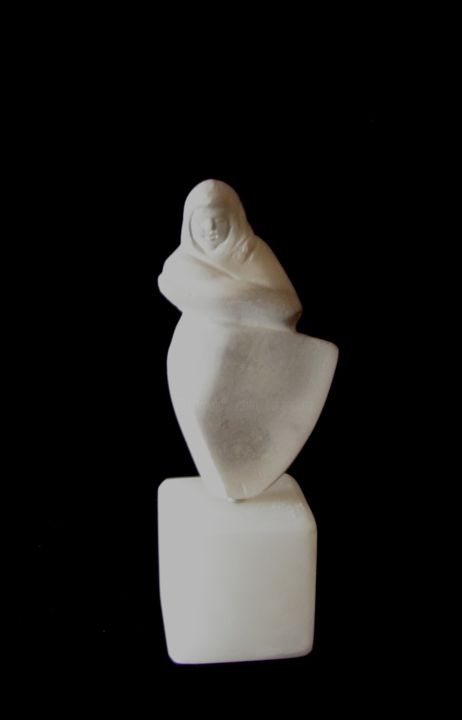 Escultura intitulada "Amelia" por Berendina De Ruiter, Obras de arte originais, Pedra
