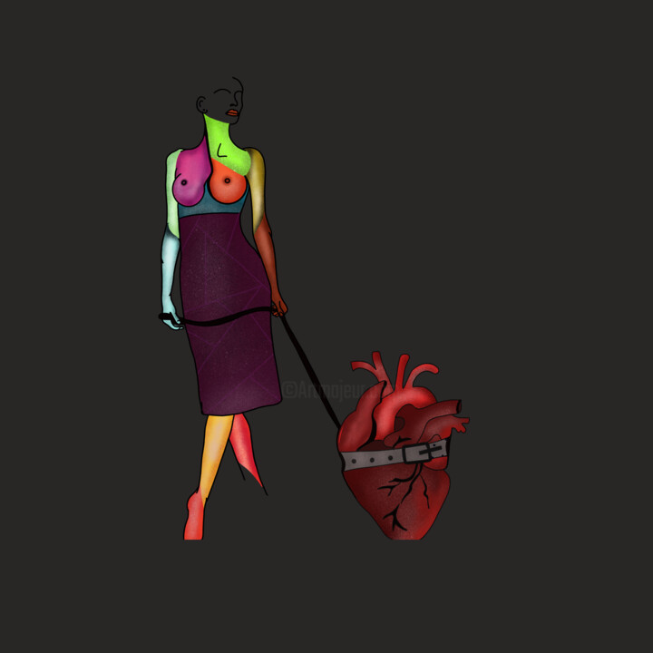 Картина под названием "Серцеедка" - Березикова Екатерина, Подлинное произведение искусства, 2D Цифровая Работа