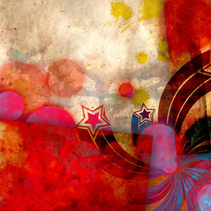 Painting titled "Trancefusion." by Larry Harding, Original Art, Other