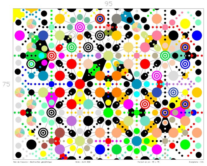 "abstraction-geometr…" başlıklı Dijital Sanat Bern Roxe tarafından, Orijinal sanat