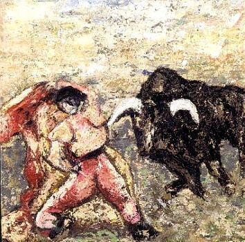 Painting titled "El matador XI°....!" by Bernales Gabriela, Original Artwork