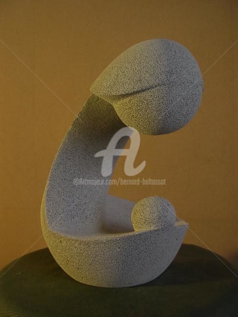 Sculpture titled "Maternité" by Bernard Baltassat, Original Artwork