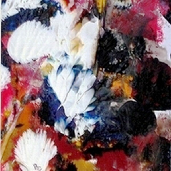 Painting titled "flore-sous-marine.j…" by Bernard Courtalon (courtaloni), Original Artwork, Oil