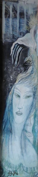 绘画 标题为“MAMAN GLACÉE   (  a…” 由Sam De Beauregard, 原创艺术品, 水粉