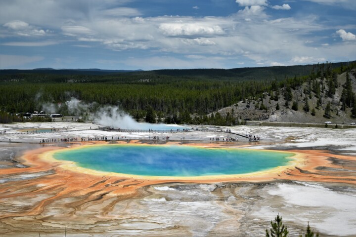 Photography titled "Yellowstone, le cha…" by Bernard Levy, Original Artwork, Digital Photography