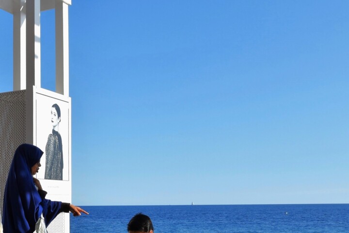 Фотография под названием "bleu horizon" - Bernard Levy, Подлинное произведение искусства, Цифровая фотография