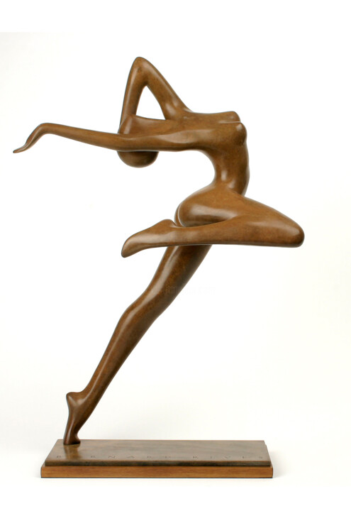 Sculpture titled "Chispa" by Bernard Rives, Original Artwork, Bronze