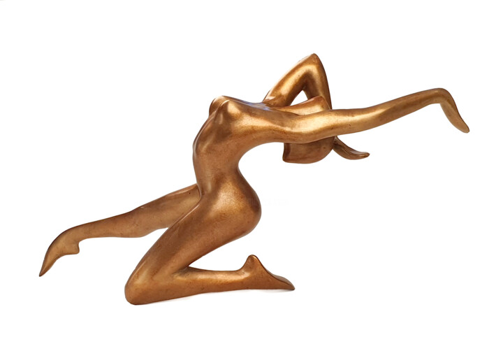 Sculpture titled "Arabesque" by Bernard Rives, Original Artwork, Bronze