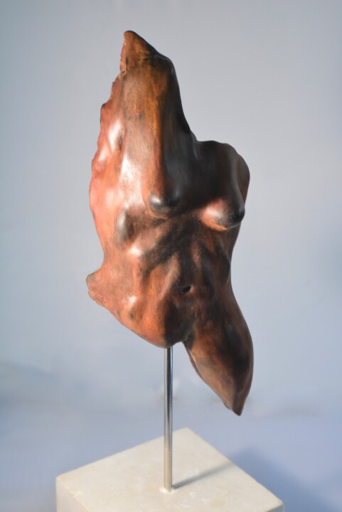 Sculpture intitulée "buste" par Bernard Schembri, Œuvre d'art originale, Terre cuite
