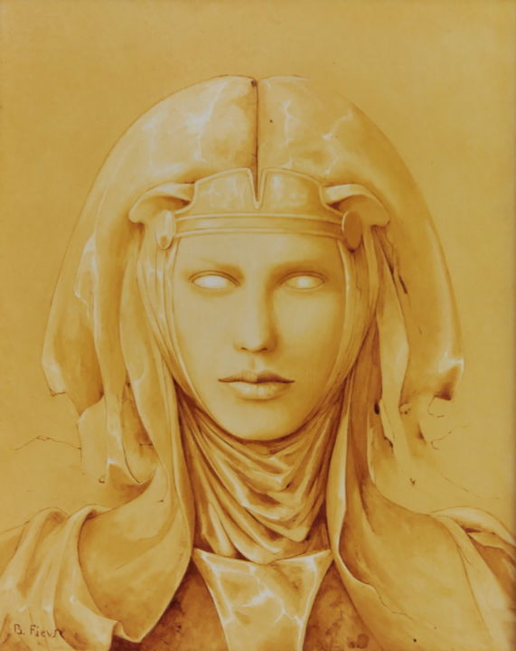 Peinture intitulée "240-berthille-6f-bd…" par Bernard Fievre, Œuvre d'art originale,