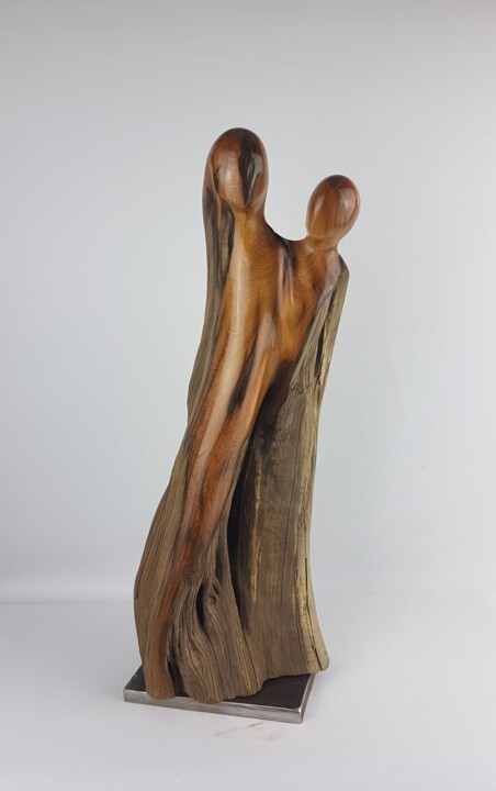Sculpture intitulée "Wood vocation" par Bernard Geoffroy, Œuvre d'art originale, Bois
