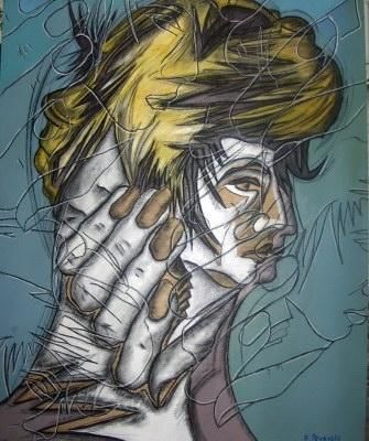 Peinture intitulée "peinture 2" par Bernard Peyroles, Œuvre d'art originale, Huile