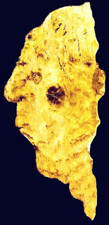 Sculpture titled "The old man" by Bernd Nordt, Original Artwork, Wood