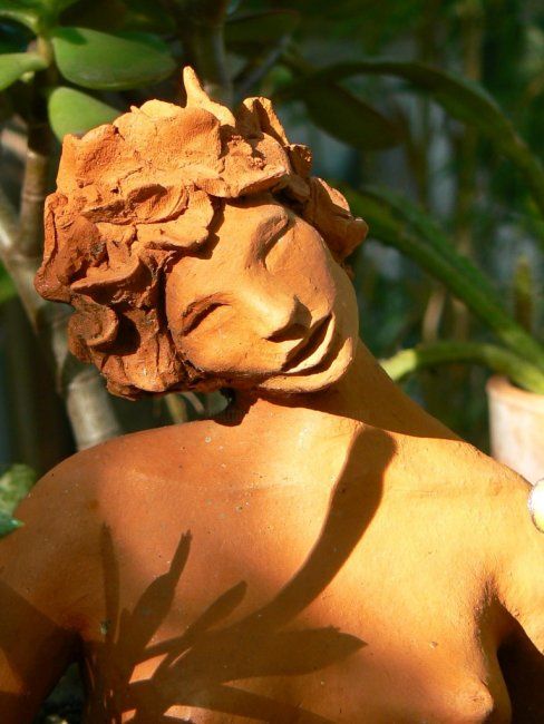 Sculpture intitulée "La rêveuse" par Alain Bernegger, Œuvre d'art originale