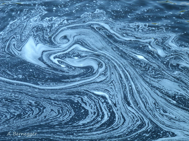 Fotografía titulada "écume" por Alain Bernegger, Obra de arte original