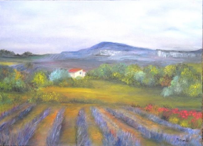 Painting titled "Provence" by Bernie38, Original Artwork