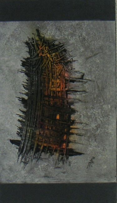 Peinture intitulée "sans titre 8" par Didier Bernis, Œuvre d'art originale, Huile