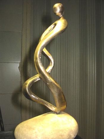 Скульптура под названием "Rhytm II" - Bertalan, Подлинное произведение искусства
