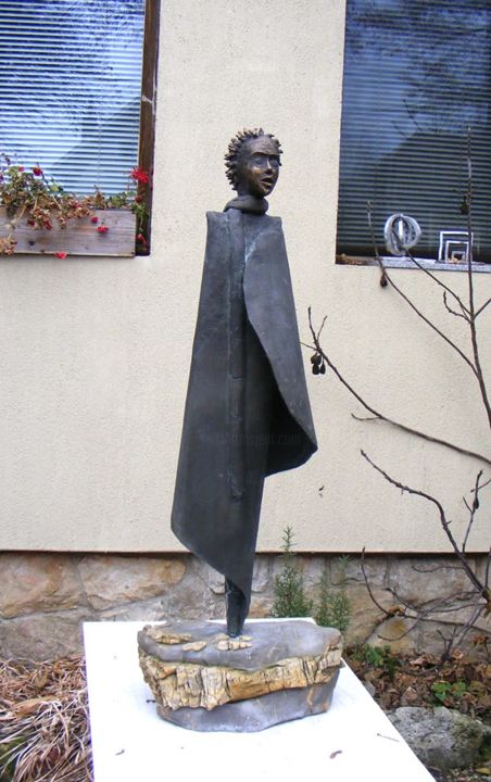 Sculpture titled "Little Prince" by Bertalan, Original Art,