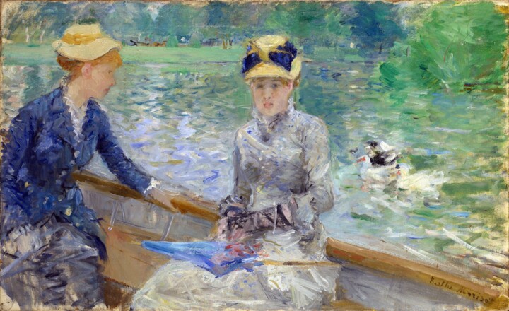 Peinture intitulée "Jour d'été" par Berthe Morisot, Œuvre d'art originale, Huile
