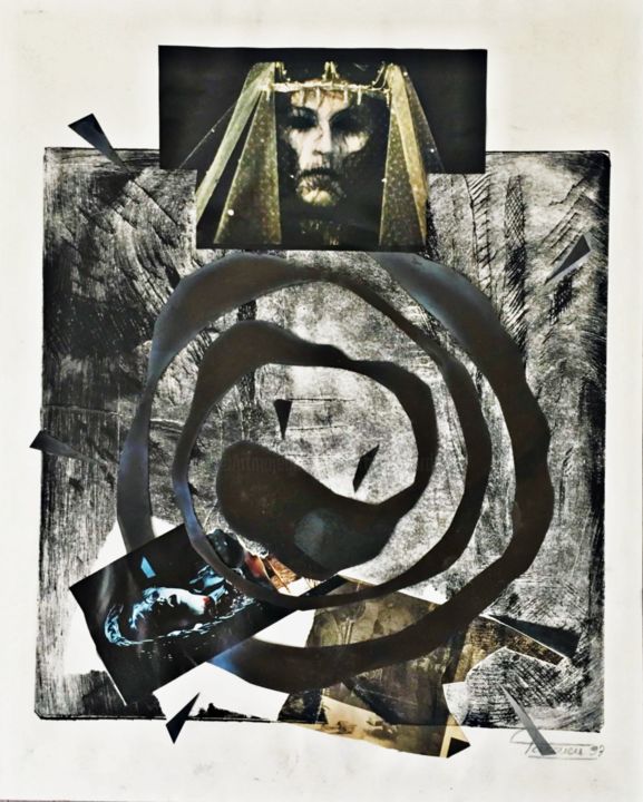 Gravures & estampes intitulée "Sacrifice Sacrament…" par Bertrand Tardieu, Œuvre d'art originale, Gravure