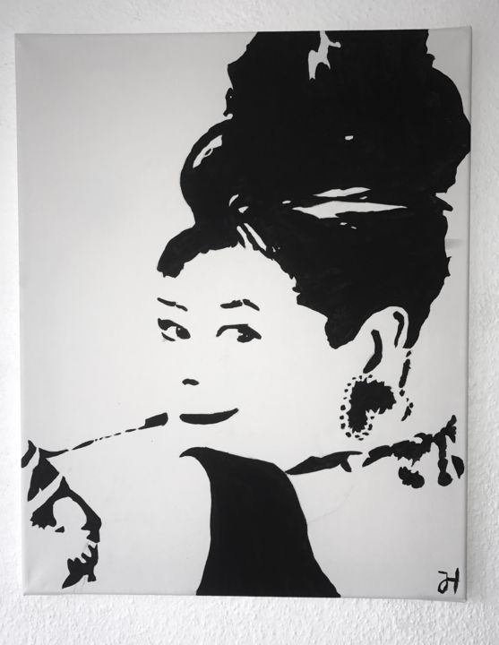 Tiffany Audrey Hepburn Painting By Bestofarts Artmajeur