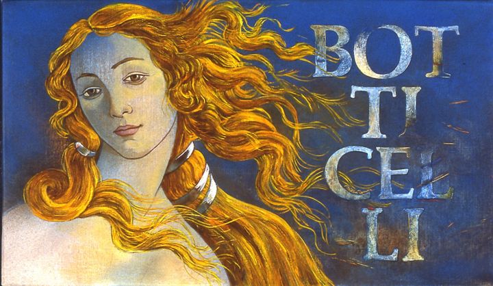 绘画 标题为“Botticelli ©” 由Billy Renoir, 原创艺术品, 丙烯