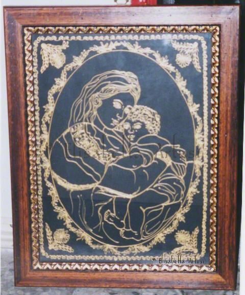 Painting titled "Mother and Child" by Betta Artusi Art, Original Artwork