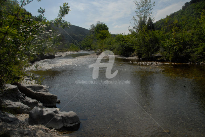 Photography titled "cevennes-riviere-20…" by Michel Bettendroffer, Original Artwork
