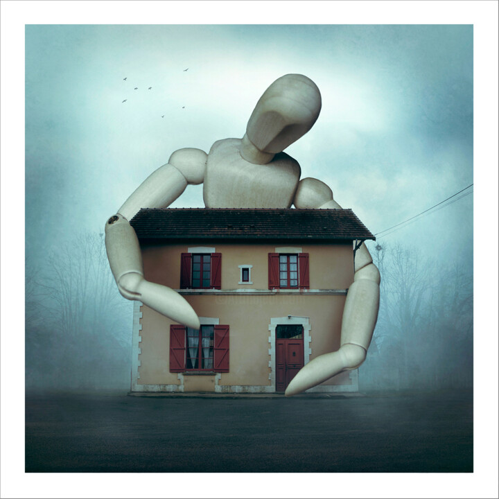 Photography titled "Home 1/1" by Bettina Dupont, Original Artwork, Manipulated Photography