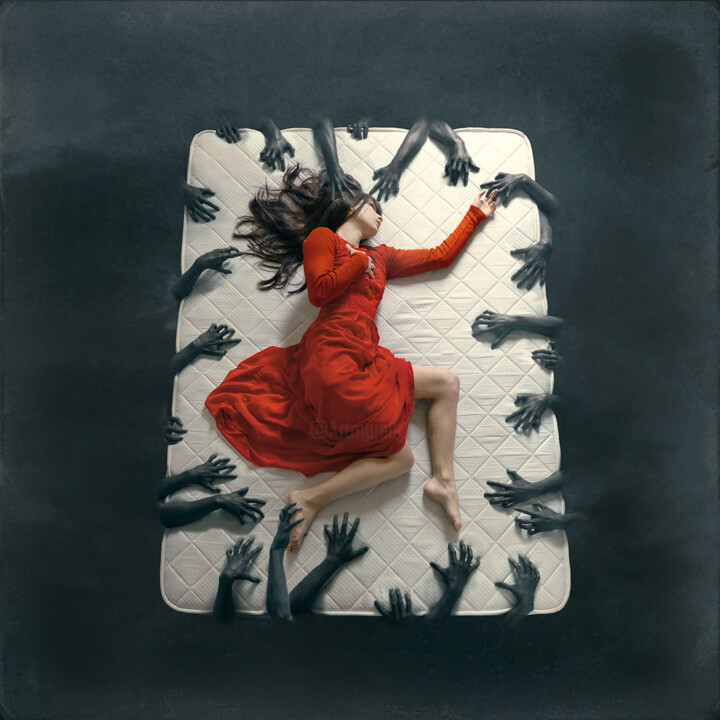 Fotografía titulada "Enjoy the nightmare…" por Bettina Dupont, Obra de arte original, Fotografía digital